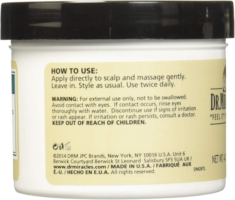 Dr. Miracle's Hot Gro Hair and Scalp Treatment - Super Strength Formula, 113g/4oz - Image 2
